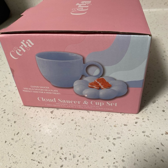 Cloud Saucer And Cup Set - Picture 6 of 13